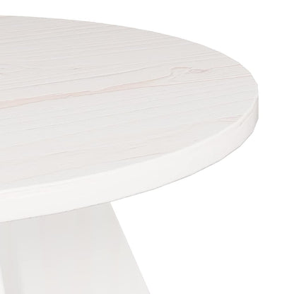 Coffee Table 3 pcs White 49 x 49 x 30 cm Solid pine wood