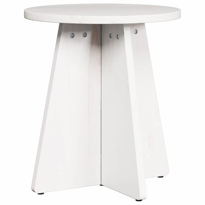 Coffee Table 3 pcs White 49 x 49 x 30 cm Solid pine wood