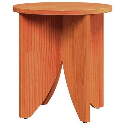 Coffee Table 2 pcs Wax brown 41.5 x 41.5 x 44 cm