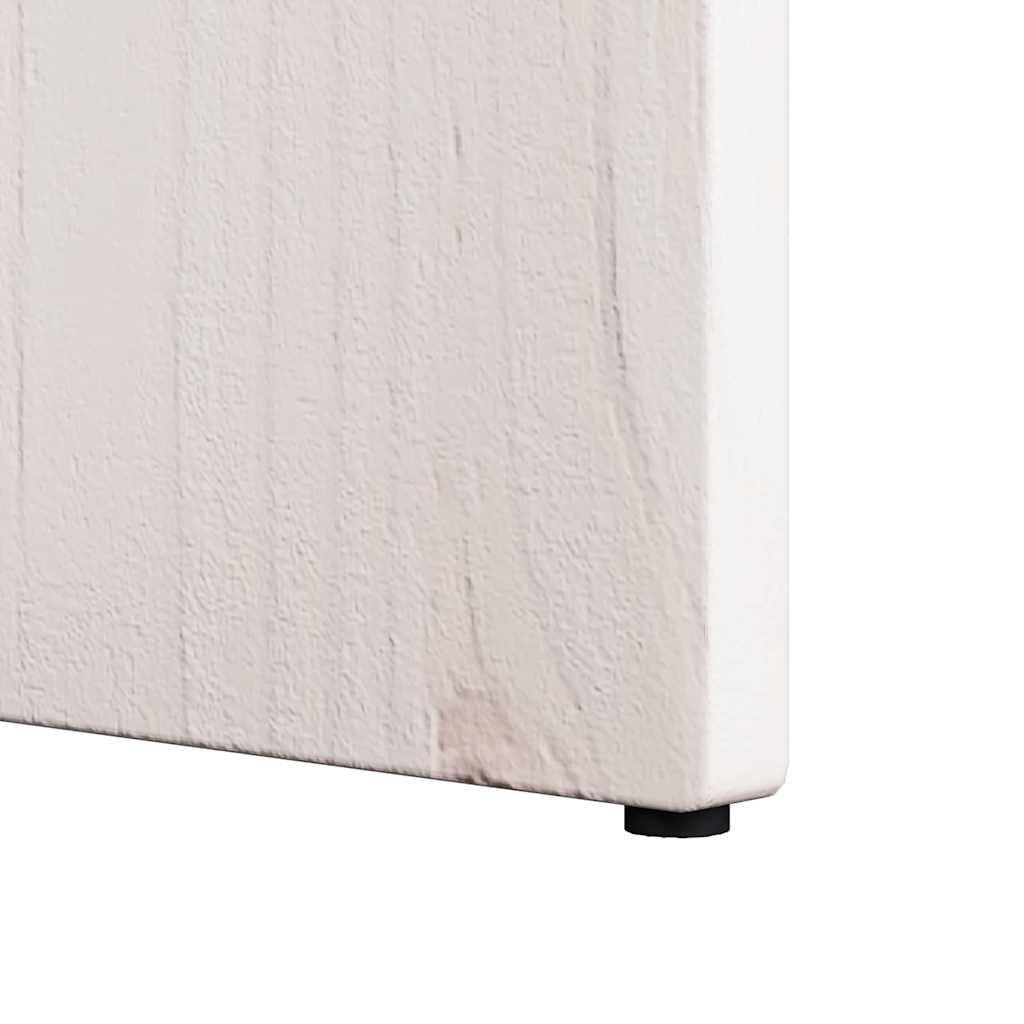 Coffee Table 2 pcs White 41.5 x 41.5 x 41 cm Solid pine wood