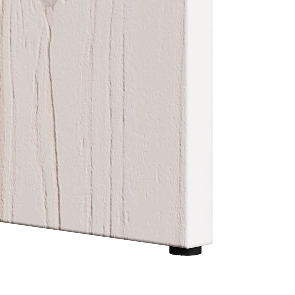 Coffee Table 2 pcs White 49 x 49 x 28 cm Solid Pine wood