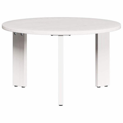 Coffee Table 3 pcs White 47.5 x 47.5 x 27 cm Solid pine wood
