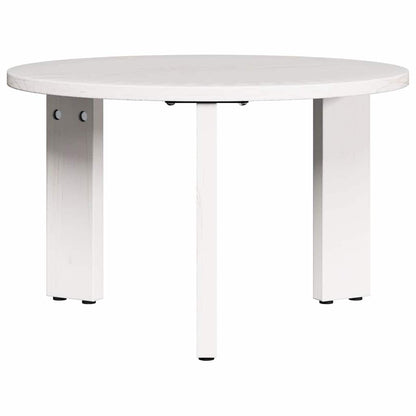 Coffee Table 3 pcs White 47.5 x 47.5 x 27 cm Solid pine wood