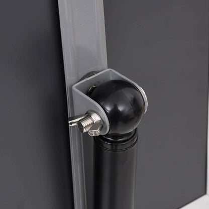 Poster Stands 2 pcs Black 45 x 32.7 x 108 cm Aluminium