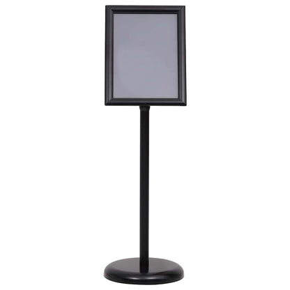 Poster Stands 2 pcs Black 32.7 x 24 x 108 cm Aluminium