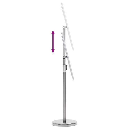 Poster Stands 2 pcs Silver 32.7 x 24 x 108 cm Aluminium