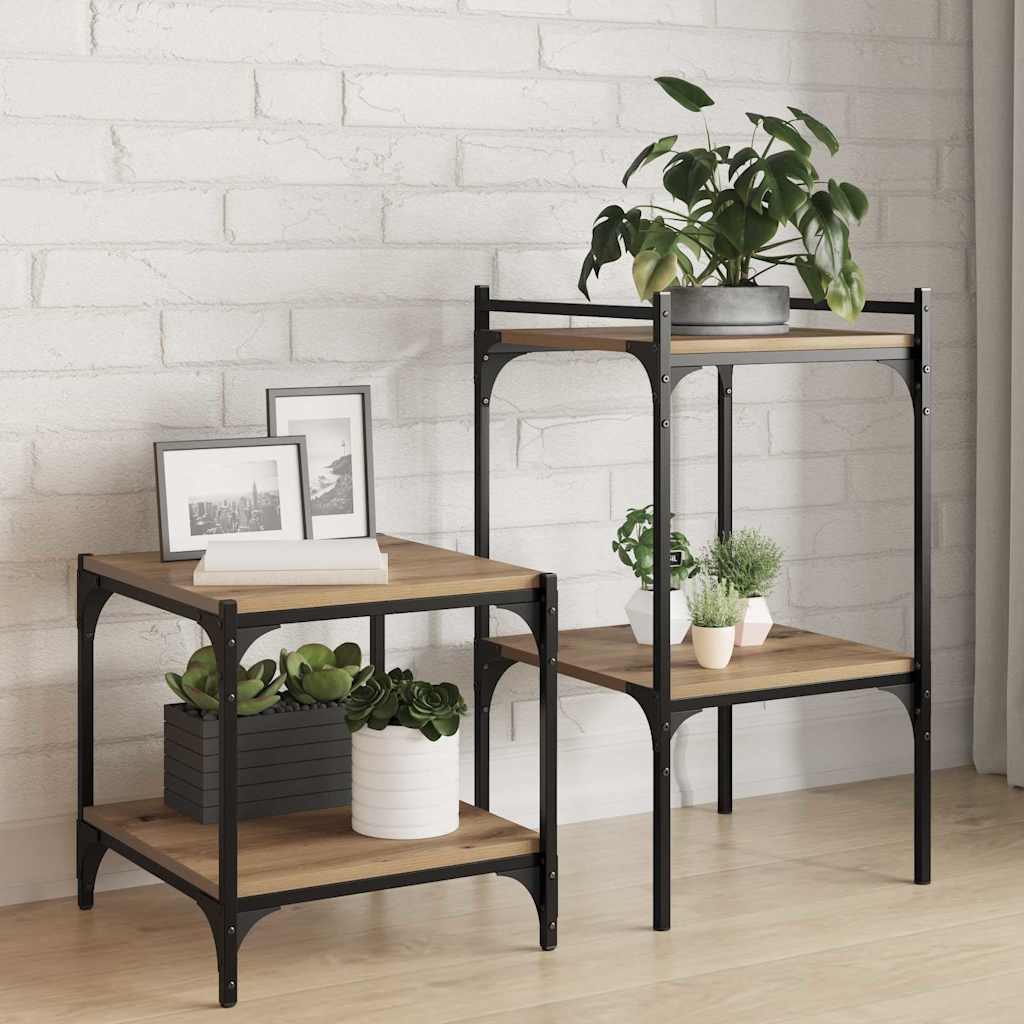 Bookshelf Board 3-Tier 4 pcs 40 x 40 x 1.5 cm Engineered Wood