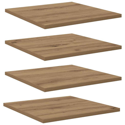 Bookshelf Board 3-Tier 4 pcs 40 x 40 x 1.5 cm Engineered Wood