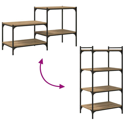 Bookshelf Board 3-Tier 4 pcs 60 x 40 x 1.5 cm Engineered Wood