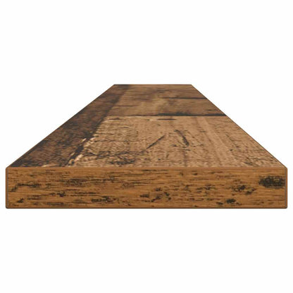 Bookshelf Board 4 pcs Brown 100 x 10 x 1.5 cm Engineered Wood