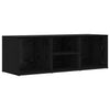 Shoe Storage Bench Black oak 102 x 35 x 35 cm Engineered wood