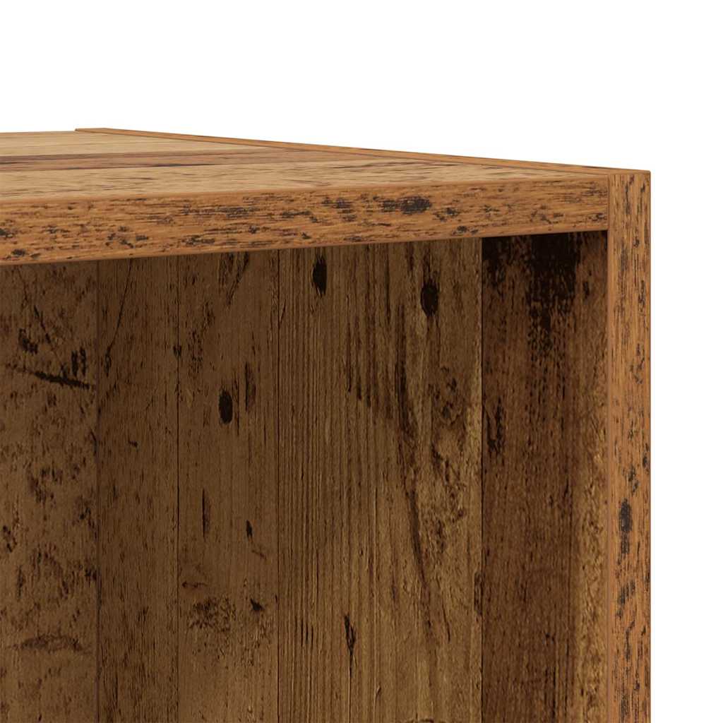 Wall Cabinet 2 pcs Old Wood 37 x 37 x 37 cm Engineered Wood