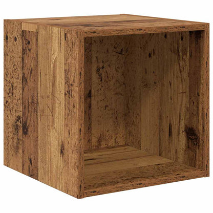 Wall Cabinet 2 pcs Old Wood 37 x 37 x 37 cm Engineered Wood