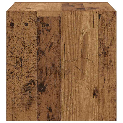 Wall Cabinet 2 pcs Old Wood 37 x 37 x 37 cm Engineered Wood