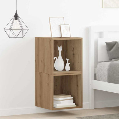 Wall Cabinet Wall-Mounted 2 pcs Artisan Oak 37 x 37 x 37 cm