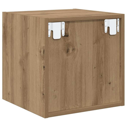 Wall Cabinet Wall-Mounted 2 pcs Artisan Oak 37 x 37 x 37 cm