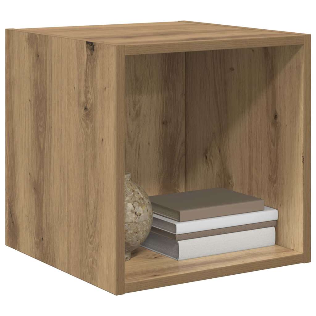 Wall Cabinet Wall-Mounted 2 pcs Artisan Oak 37 x 37 x 37 cm