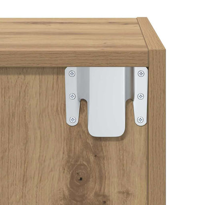 TV Cabinet Set 37 x 37 x 72 cm Artisan Oak Engineered Wood