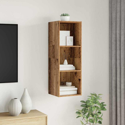 TV Cabinet Set 37 x 37 x 107 cm Old Wood Engineered Wood