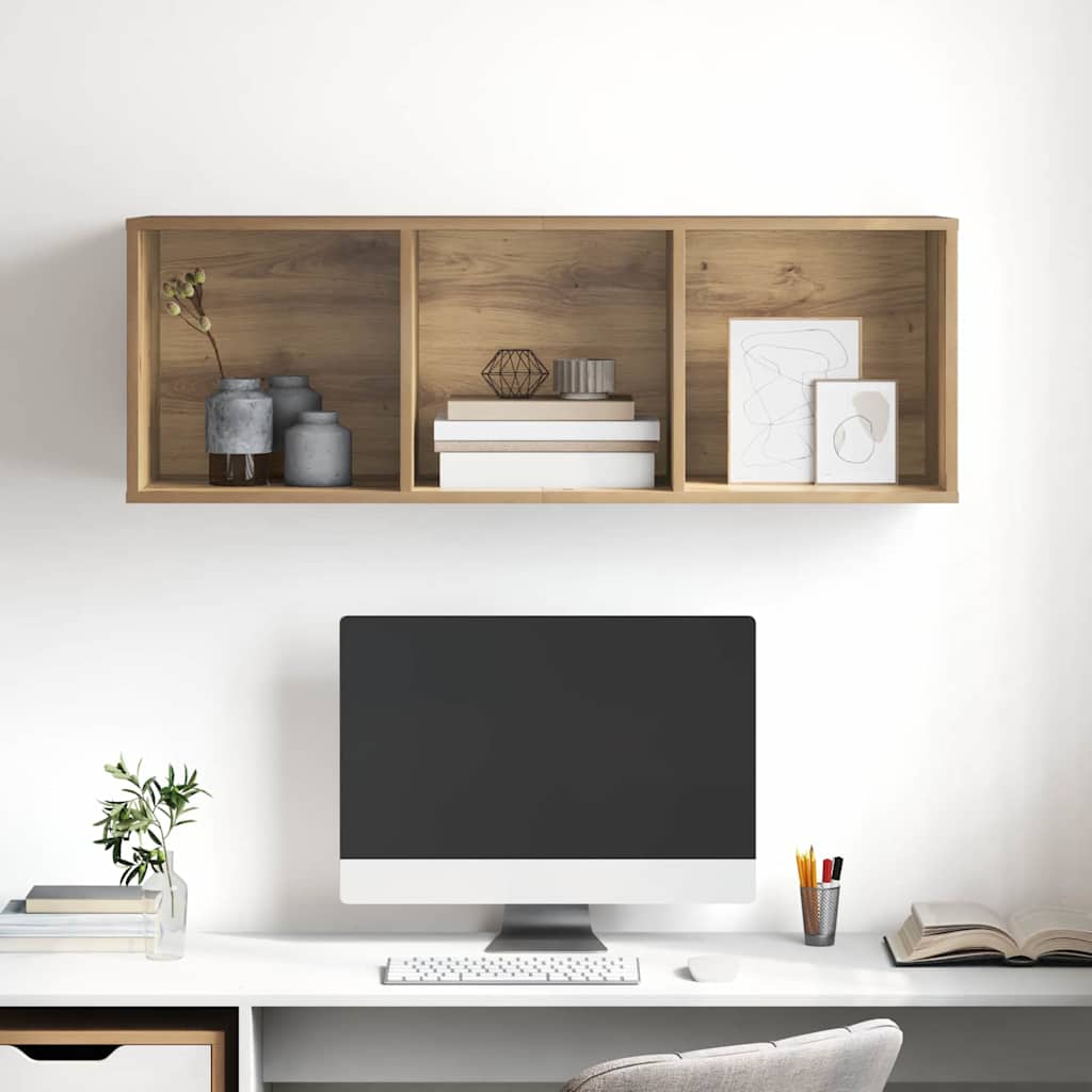 TV Cabinet Set 37 x 37 x 107 cm Artisan Oak Engineered Wood