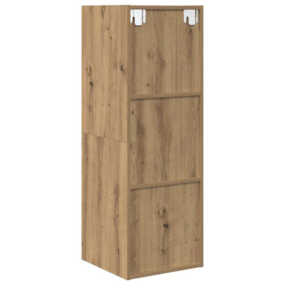 TV Cabinet Set 37 x 37 x 107 cm Artisan Oak Engineered Wood