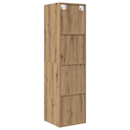TV Cabinet Set 37 x 37 x 142.5 cm Artisan Oak Engineered Wood