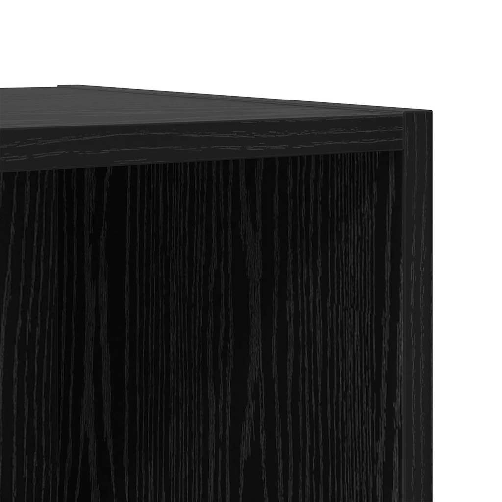 TV Cabinet Set 2 pcs 37 x 35 x 37.5 cm Black Engineered Wood