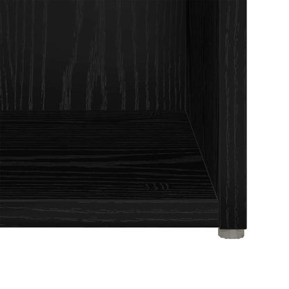 TV Cabinet Set 2 pcs 37 x 35 x 37.5 cm Black Engineered Wood