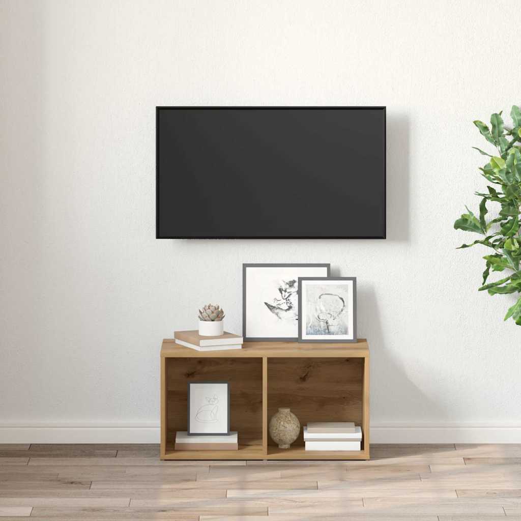 TV Cabinet Set 72 x 35 x 37 cm Brown Engineered Wood