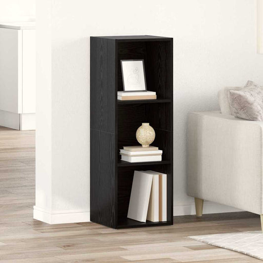 TV Cabinet Set 72 x 35 x 37 cm Black Engineered Wood