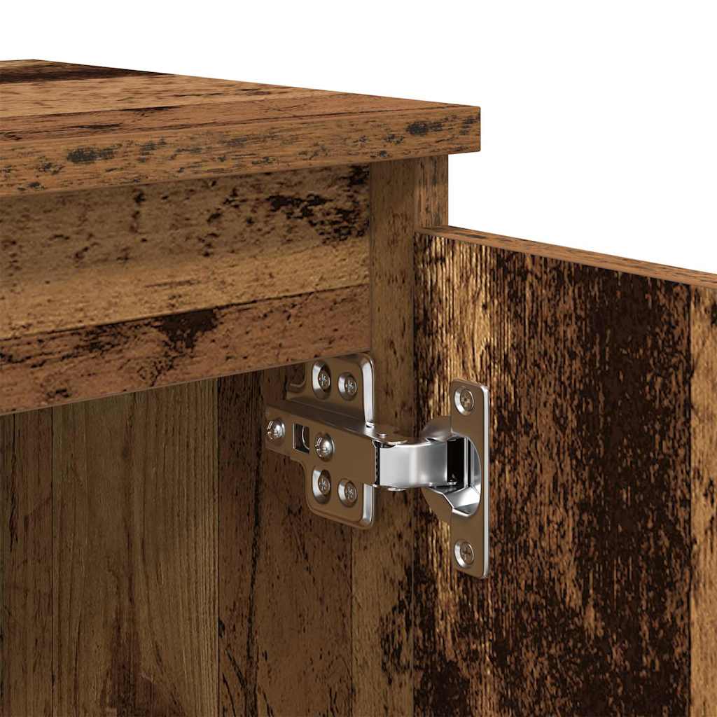 Bedside Cabinet Old Wood 40 x 30 x 50 cm Engineered Wood