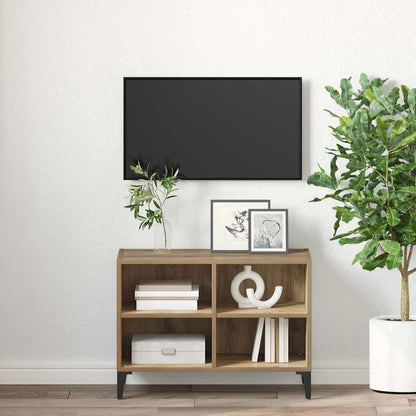 TV Cabinet Set Brown Engineered Wood