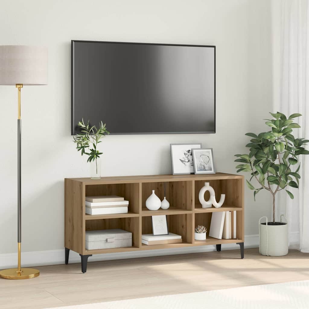 TV Cabinet Set 103.5 x 30 x 50 cm Brown Engineered Wood