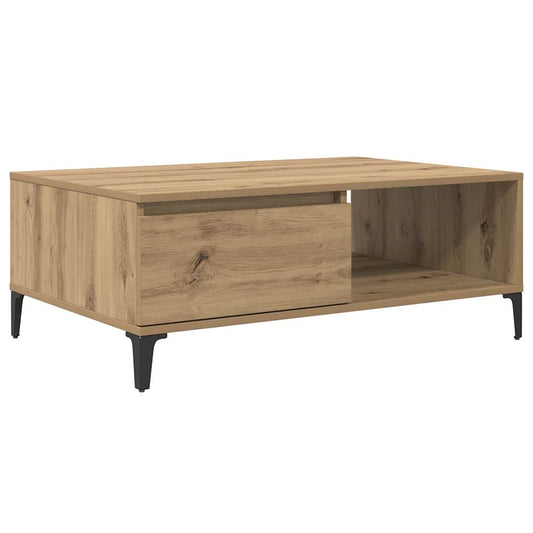 Coffee Table Artisan oak 90 x 60 x 35 cm Engineered wood