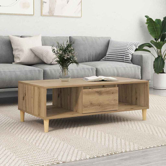 Coffee Table Artisan oak 103.5 x 60 x 35 cm Engineered wood