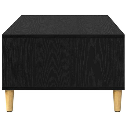 Coffee Table Black Oak 102 x 55 x 35 cm Engineered Wood