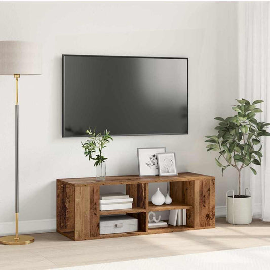TV Cabinet Set 102 x 35 x 35 cm Old Wood Engineered Wood