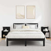 Bedside Cabinet 2 pcs Black oak 40 x 35 x 60 cm Engineered wood
