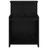Bedside Cabinet 2 pcs Black oak 40 x 35 x 60 cm Engineered wood