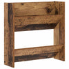 Wall Shoe Cabinet with Shelf Wall-mounted Other with Storage Old wood Engineered wood