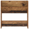 Wall Shoe Cabinet with Shelf Wall-mounted Other with Storage Old wood Engineered wood