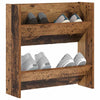 Wall Shoe Cabinet with Shelf Wall-mounted Other with Storage Old wood Engineered wood