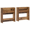Wall Shoe Cabinet with Shelf Wall-mounted Other with Storage 2 pcs Old wood Engineered wood
