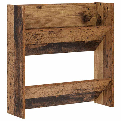 Shoe Cabinet 2 pcs Old Wood 60 x 18 x 60 cm Engineered Wood