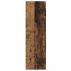 Wall Shoe Cabinet with Shelf Wall-mounted Other with Storage 2 pcs Old wood Engineered wood