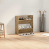 Wall Shoe Cabinet with Shelf Wall-mounted Other with Storage Artisan oak Engineered wood
