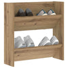 Wall Shoe Cabinet with Shelf Wall-mounted Other with Storage Artisan oak Engineered wood
