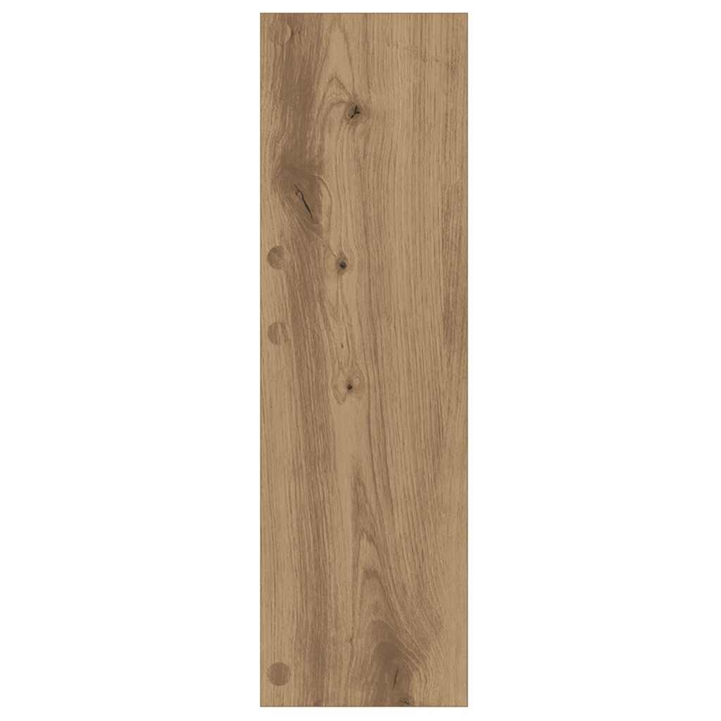 Shoe Cabinet 60 x 18 x 60 cm Engineered Wood Artisan Oak
