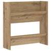 Wall Shoe Cabinet with Shelf 2 pcs Artisan oak Engineered wood