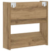 Wall Shoe Cabinet with Shelf 2 pcs Artisan oak Engineered wood